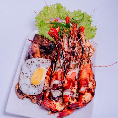 BBQ Seafood and Meat Platter